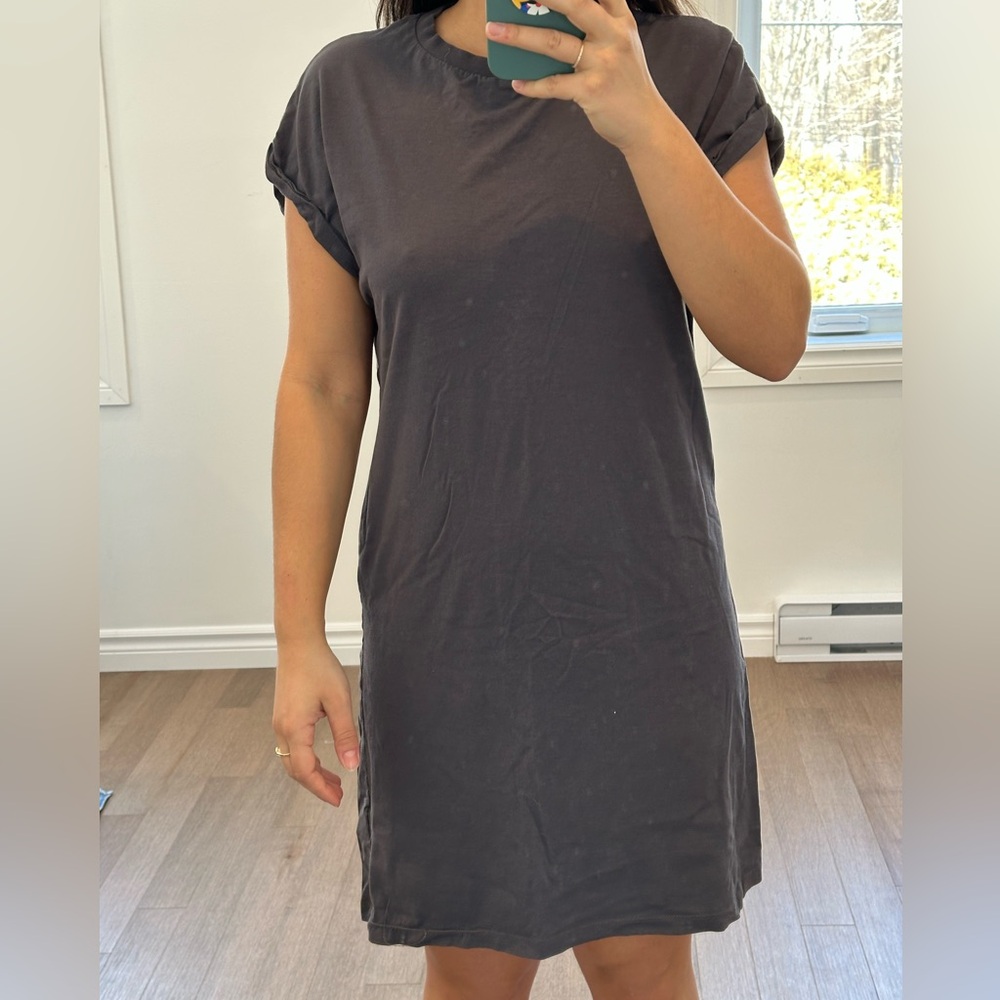 H&M Casual dark Grey-blue T-Shirt Dress